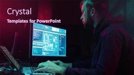  Presentation with fraud - Theme with internet-fraud-darknet-data-thiefs background and a wine colored foreground