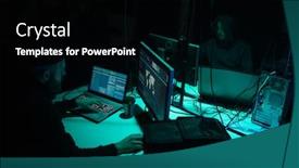  Presentation with fraud - Slides with internet-fraud-darknet-data-thiefs background and a black colored foreground