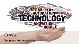  Presentation with future innovation - Audience pleasing slides consisting of internet future development research evolution backdrop and a soft green colored foreground