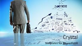  Presentation with marketing strategy - Beautiful PPT layouts featuring internet marketing - rear view of businessman backdrop and a  colored foreground