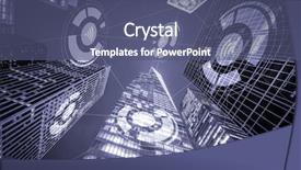  Presentation with internet - Colorful PPT layouts enhanced with internet of things concept backdrop and a ocean colored foreground