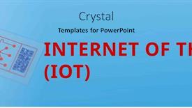  Presentation with iot - Presentation having internet-of-things-iot-integration and a light blue colored foreground