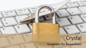  Presentation with cyber credit card crime - Audience pleasing PPT theme consisting of internet payments and online crime backdrop and a coral colored foreground