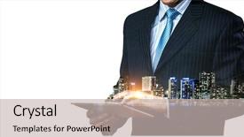  Presentation with search - Colorful slides enhanced with internet search leadership - modern business lifestyle backdrop and a soft green colored foreground