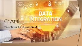  Presentation with data protection - PPT theme having internet-security-and-data-protection background and a yellow colored foreground