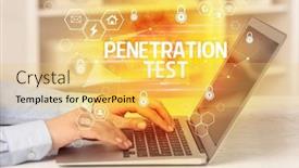  Presentation with data protection - Presentation theme with internet-security-and-data-protection background and a  colored foreground