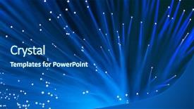 Presentation with fiber optic - Cool new PPT theme with internet speed - fiber optic background backdrop and a  colored foreground