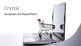  Presentation with online payment - Theme having internet-technology-ecommerce-and-online background and a white colored foreground
