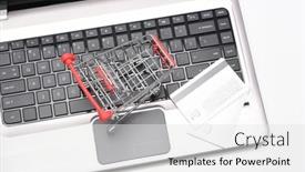  Presentation with online payment - Audience pleasing PPT layouts consisting of internet-technology-ecommerce-and-online backdrop and a white colored foreground