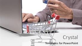  Presentation with online payment - Slide deck featuring internet-technology-ecommerce-and-online background and a white colored foreground