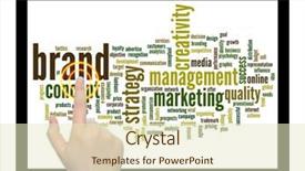  Presentation with business value - Slide set consisting of internetproduct - concept or conceptual abstract word background and a soft green colored foreground