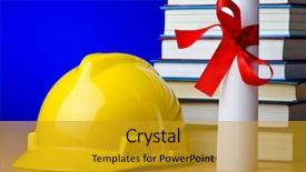  Presentation with industrial - Amazing presentation having internship engineer - concept of industrial education backdrop and a  colored foreground