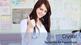  Presentation with internship - Colorful theme enhanced with internship report - medical theme friendly female doctor backdrop and a light blue colored foreground