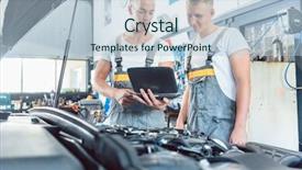  Presentation with interpreting - Slide set having interpreting engine error code background and a light blue colored foreground