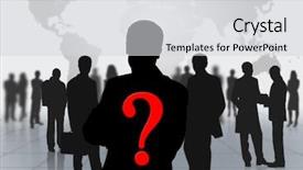  Presentation with interrogation - Audience pleasing PPT theme consisting of interrogation - business concept backdrop and a light gray colored foreground