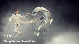  Presentation with doubts - Cool new PPT theme with interrogation - no more doubts and questions backdrop and a gray colored foreground