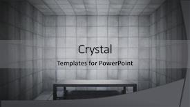  Presentation with interrogation - Beautiful presentation theme featuring interrogation room backdrop and a light gray colored foreground