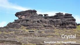  Presentation with intersection - Colorful PPT theme enhanced with intersection of borders venezuela guyana backdrop and a gray colored foreground