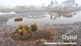  Presentation with venezuela - Beautiful presentation theme featuring intersection of borders venezuela guyana backdrop and a tawny brown colored foreground