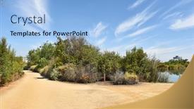  Presentation with intersection - PPT theme enhanced with intersection-of-the-fledgling-loop background and a light blue colored foreground