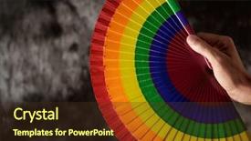  Presentation with dark space - Amazing PPT theme having intersex - closeup of the hand backdrop and a tawny brown colored foreground