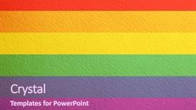  Presentation with lgbt - Amazing slide set having intersex - lgbt flag on textured background backdrop and a violet colored foreground