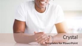  Presentation with american revolution close up - Presentation theme consisting of intertwine - close up of african american background and a  colored foreground