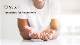  Presentation with african american and baby - Amazing presentation having intertwine - close up of african american backdrop and a soft green colored foreground