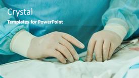  Presentation with interventional radiology - Slide deck featuring interventional-radiology-surgeon-radiologist background and a teal colored foreground