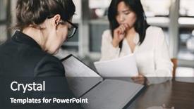  Presentation with elementary school female career day technology - Audience pleasing presentation theme consisting of interview - business career and placement backdrop and a dark gray colored foreground