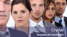  Presentation with mongolia the five kinds of livestock - Colorful PPT theme enhanced with interview success - head and shoulder shot backdrop and a  colored foreground