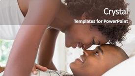  Presentation with bed - Cool new presentation design with intimity - intimate couple messing backdrop and a tawny brown colored foreground