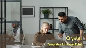  Presentation with aged - PPT layouts with intolerant-middle-aged-hispanic-boss background and a tawny brown colored foreground