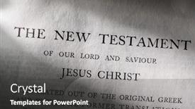  Presentation with new testament - Theme with intro-page-to-king-james background and a dark gray colored foreground