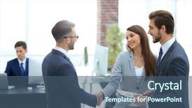  Presentation with meeting patriotic - Audience pleasing theme consisting of intruduce - young man introducing himself backdrop and a ocean colored foreground