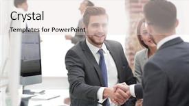  Presentation with team - Amazing PPT theme having introduce new member backdrop and a lemonade colored foreground