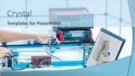  Presentation with introduction - Presentation design with introduction-to-cnc-technology and a sky blue colored foreground