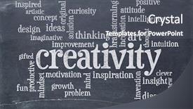  Presentation with telemedicine word cloud concept - Slide set with intuition - creativity concept - a word background and a dark gray colored foreground