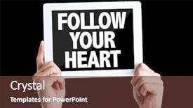  Presentation with for black women heart disease - Audience pleasing theme consisting of intuition - tablet pc with text follow backdrop and a tawny brown colored foreground