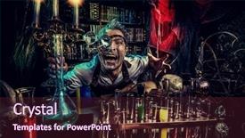  Presentation with crazy - Amazing presentation theme having inventors - portrait of a crazy medieval backdrop and a tawny brown colored foreground