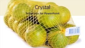  Presentation with inventory - Theme with inventory system - orange sack with barcode isolated background and a yellow colored foreground