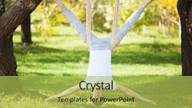  Presentation with gravity - Colorful presentation theme enhanced with plant panel wooden floor grain backdrop and a lemonade colored foreground