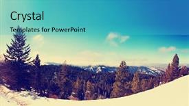  Presentation with idaho - Cool new PPT layouts with inversion - bogus basis ski resort backdrop and a teal colored foreground