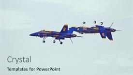  Presentation with navy blue - PPT layouts having inverted-f-18-navy-blue background and a  colored foreground