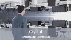  Presentation with composite - PPT layouts consisting of inverter - digital composite of businessman standing background and a  colored foreground