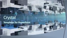  Presentation with digital tranforamtion - Slide deck consisting of inverter - digital composite of inverted office background and a ocean colored foreground