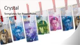  Presentation with money laundering - Cool new presentation with symbol for money laundering using backdrop and a sky blue colored foreground