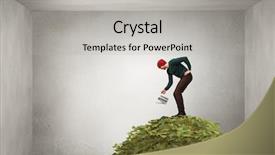  Presentation with invest - Colorful slide deck enhanced with invest right for better future backdrop and a light gray colored foreground