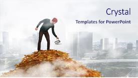  Presentation with invest - Slide deck with invest right for better future background and a sky blue colored foreground