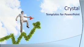  Presentation with invest - Amazing theme having invest to increase your incomes backdrop and a sky blue colored foreground